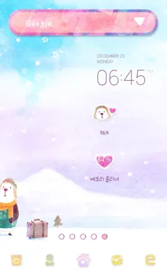 Winter trip dodol launcher android App screenshot 1